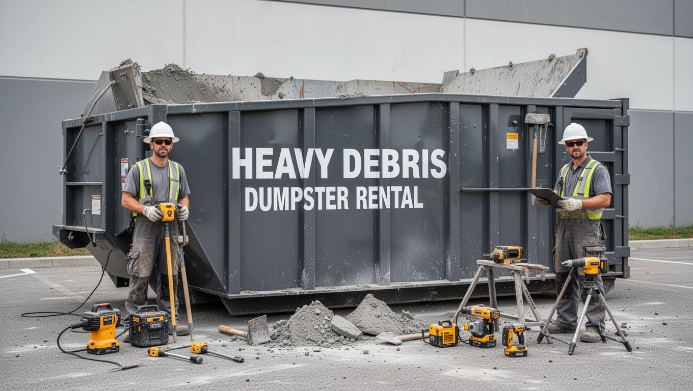Heavy Debris Dumpster Rental