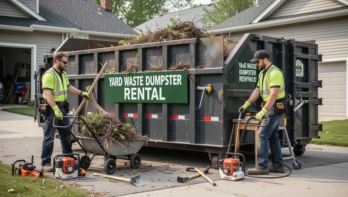 Yard Waste Dumpster Rental
