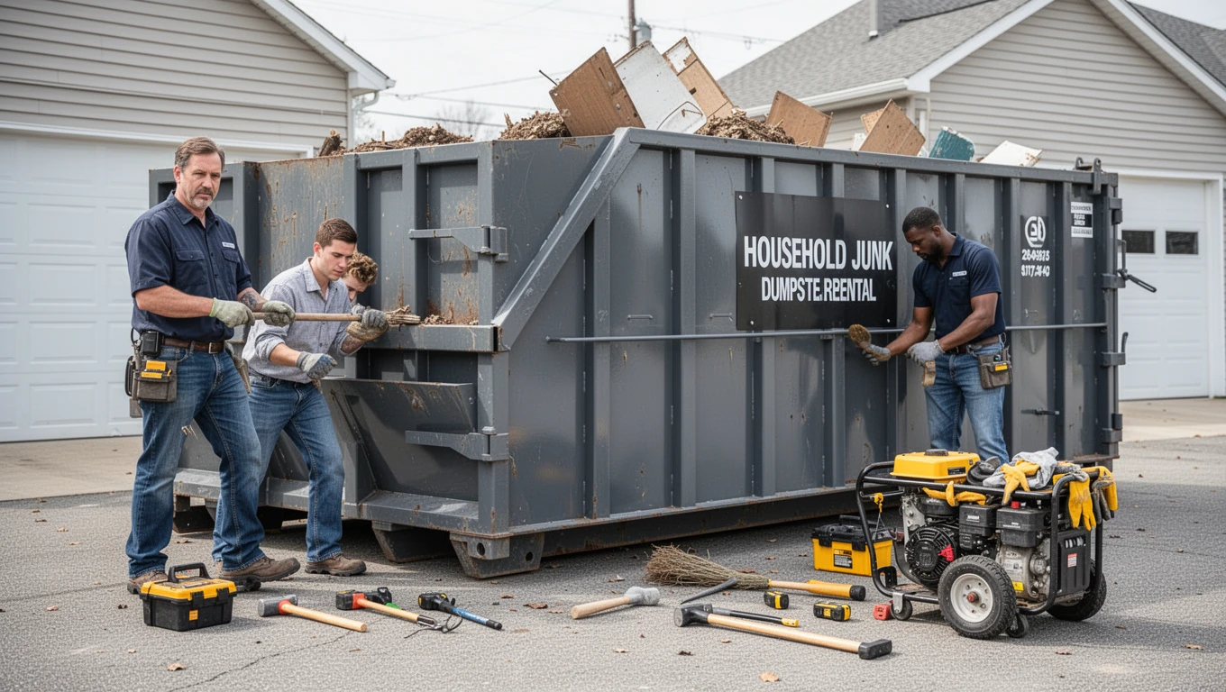 Household Junk Dumpster Rental